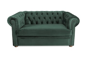 Chesterfield Deluxe bäddsoffa 2-sits