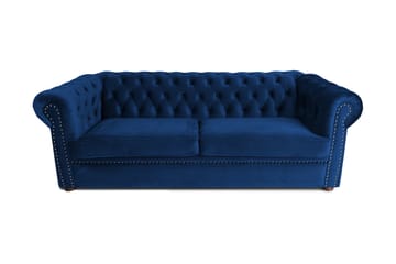 Chesterfield Deluxe bäddsoffa 3-sits