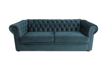 Chesterfield Deluxe bäddsoffa 3-sits