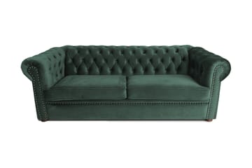 Chesterfield Deluxe bäddsoffa 3-sits