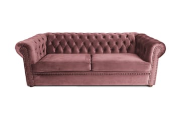 Chesterfield Deluxe bäddsoffa 3-sits