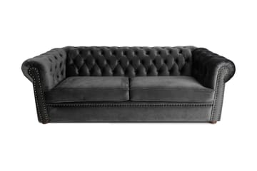 Chesterfield Deluxe bäddsoffa 3-sits