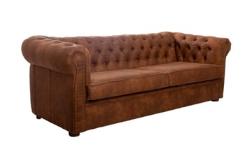 Chesterfield Deluxe bäddsoffa 3-sits