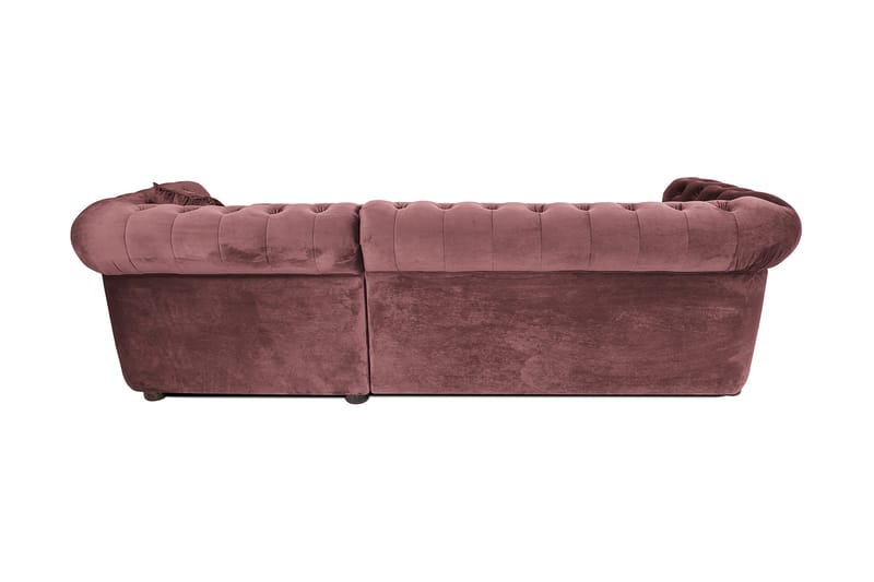 Chesterfield Kristin Bäddsoffa m. Divan - Rosa - Bäddsoffa - Bäddsoffa divan