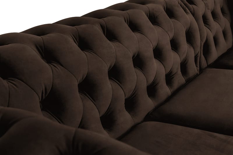 Chesterfield Kristin Bäddsoffa m. Divan - Vintage Brun - Möbler - Soffa - Bäddsoffa
