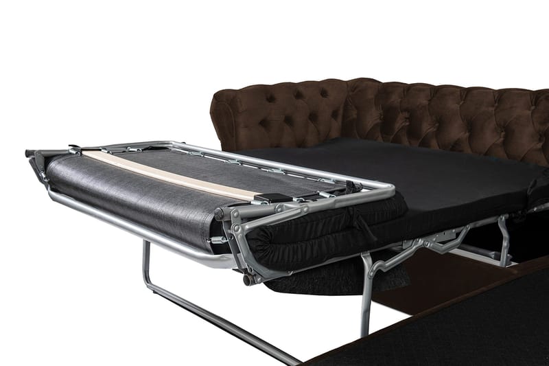 Chesterfield Kristin Bäddsoffa m. Divan - Vintage Brun - Möbler - Soffa - Bäddsoffa
