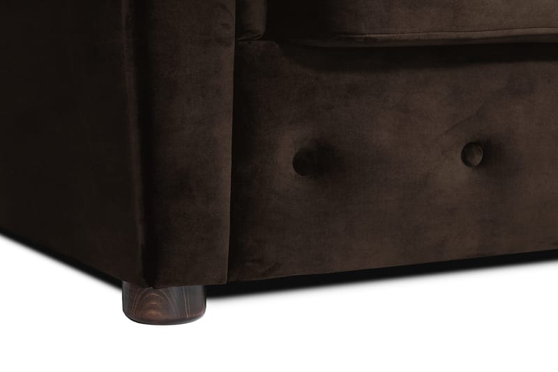 Chesterfield Kristin Bäddsoffa m. Divan - Vintage Brun - Möbler - Soffa - Bäddsoffa
