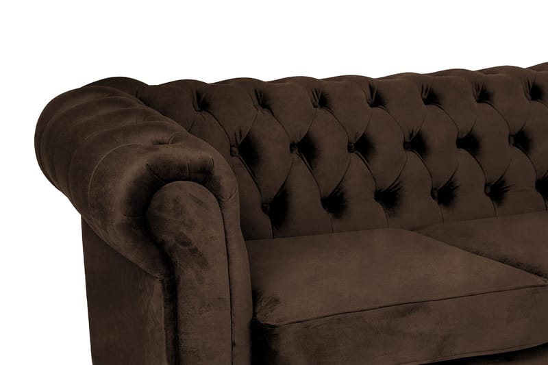 Chesterfield Kristin Bäddsoffa m. Divan - Vintage Brun - Möbler - Soffa - Bäddsoffa