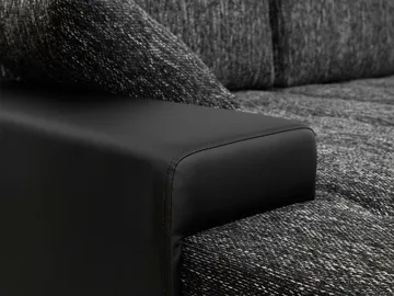 Cillo 5-sits U-formad bäddsoffa med dubbeldivan - beige - Möbler - Soffa - Bäddsoffa