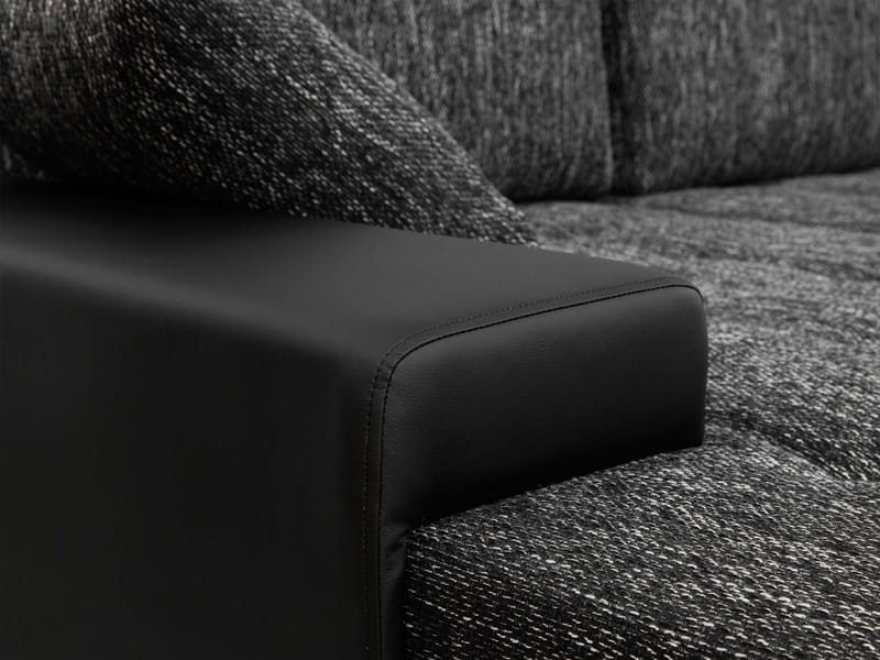 Cillo 5-sits U-formad bäddsoffa med dubbeldivan - grå - Möbler - Soffa - Bäddsoffa