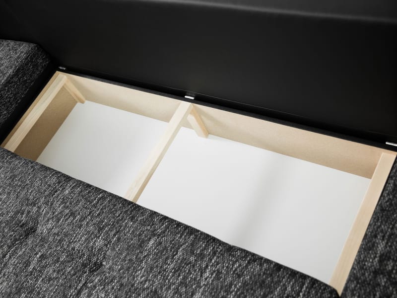 Cillo 5-sits U-formad bäddsoffa med dubbeldivan - vit - Möbler - Soffa - Bäddsoffa