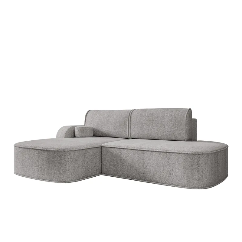 Cinrel Bäddsoffa med Divan 3-sits - Grå - Möbler - Soffa - Bäddsoffa