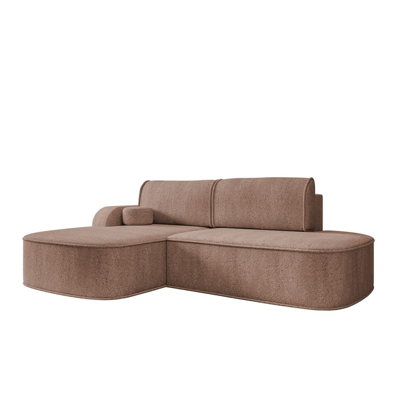 Cinrel Bäddsoffa med Divan 3-sits, Rosa