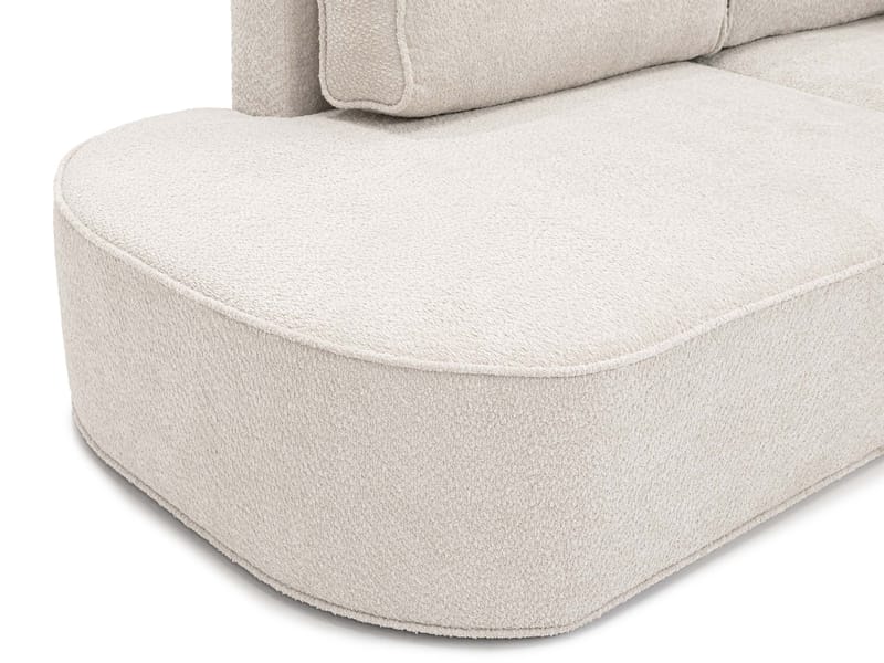 Cinrel Bäddsoffa med Divan 3-sits - Rosa - Möbler - Soffa - Bäddsoffa