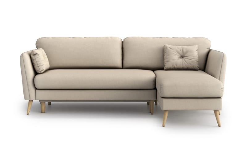 Claravik Bäddsoffa med Divan - Beige - Bäddsoffa - Bäddsoffa divan