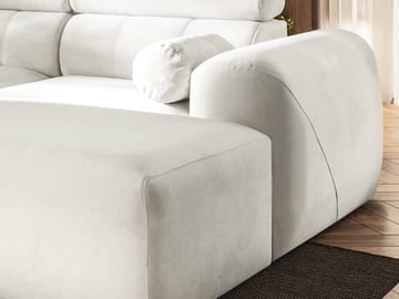 Clement 3-sits Bäddsoffa med Divan Högervänd - Mellangrå - Möbler - Soffa - Bäddsoffa