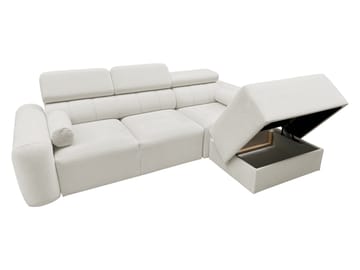 Clement 3-sits Bäddsoffa med Divan Högervänd - Mellangrå - Möbler - Soffa - Bäddsoffa