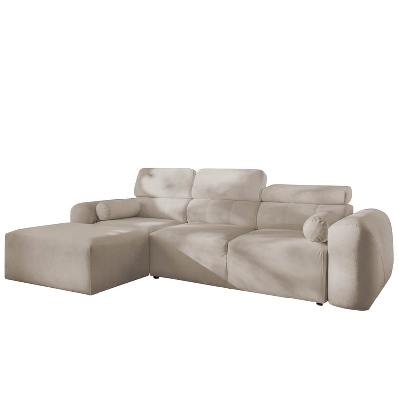Clement 3-sits Bäddsoffa med Divan Vänstervänd, Beige