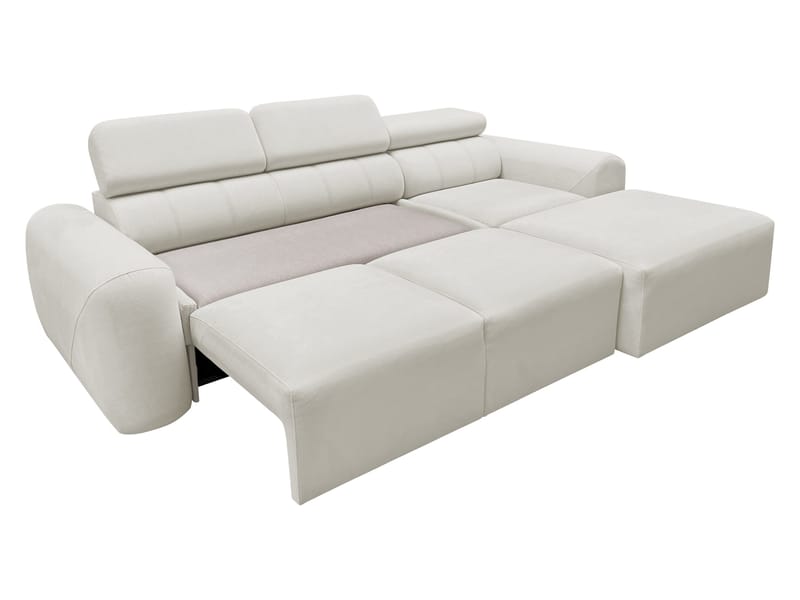 Clement 3-sits Bäddsoffa med Divan Vänstervänd - Ljusgrå - Möbler - Soffa - Bäddsoffa