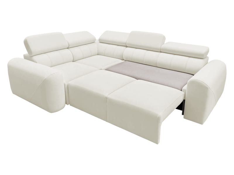 Clement 4-sits Hörnbäddsoffa Högervänd - beige - Möbler - Soffa - Bäddsoffa