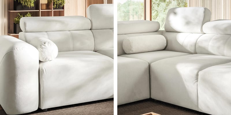 Clement 4-sits Hörnbäddsoffa Högervänd - mörkgrå - Möbler - Soffa - Bäddsoffa