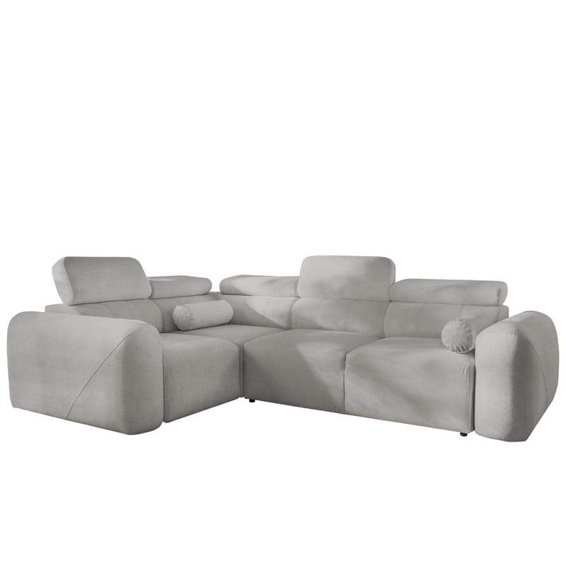 Clement 4-sits Hörnbäddsoffa Vänstervänd, ljusgrå