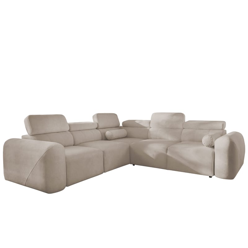 Clement 5-sits Hörnbäddsoffa Vänstervänd, beige