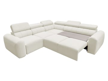 Clement 5-sits Hörnbäddsoffa Vänstervänd - vit - Möbler - Soffa - Bäddsoffa