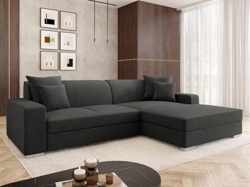 Corvik 3-sits Bäddsoffa med divan och förvaring - Velo 636 - Möbler - Soffa - Bäddsoffa