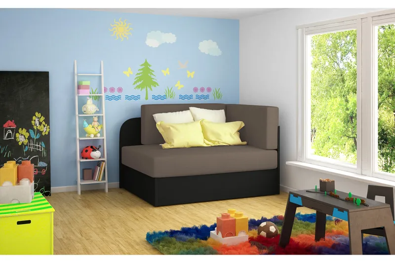 Crenviz Bäddsoffa - Blå/Grå - Möbler - Soffa - Bäddsoffa