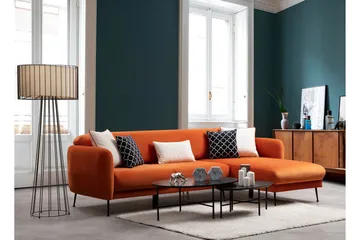 Crivaro Bäddsoffa med Divan Höger - Orange - Möbler - Soffa - Bäddsoffa