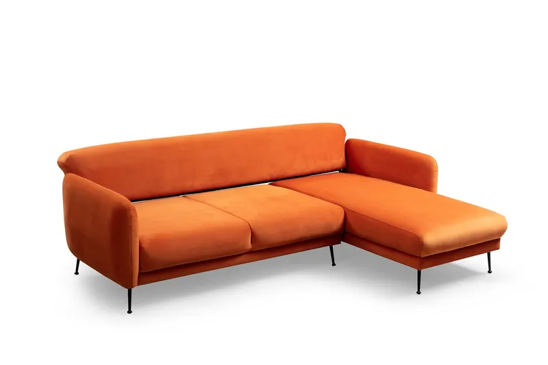 Crivaro Bäddsoffa med Divan Höger - Orange - Möbler - Soffa - Bäddsoffa