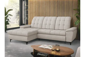 Crystalina Bäddsoffa med Divan 3-sits - Beige - Möbler - Soffa - Bäddsoffa