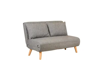 Daigo 2-sits Framåtbäddad Fällbar Bäddsoffa 120x180 cm i Tyg - Grå - Möbler - Soffa - Bäddsoffa