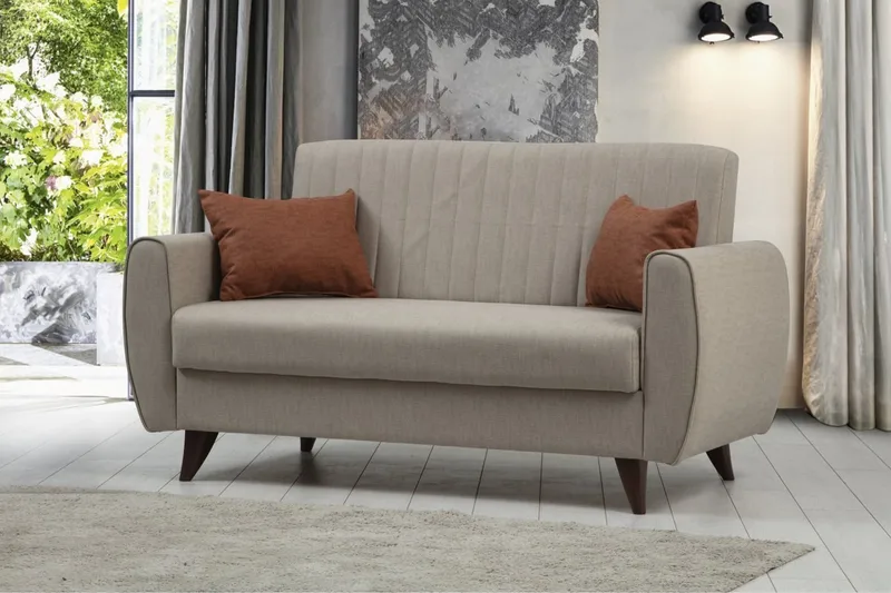 Dalima Bäddsoffa 2-sits - Beige - Möbler - Soffa - Bäddsoffa