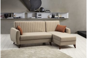 Dalima Bäddsoffa m. Divan 3-sits - Beige - Möbler - Soffa - Bäddsoffa
