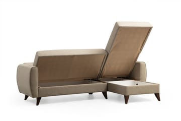 Dalima Bäddsoffa m. Divan 3-sits - Beige - Möbler - Soffa - Bäddsoffa