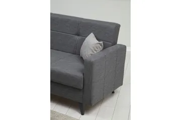 Darcia Bäddsoffa 3-sits - Mörkgrå - Möbler - Soffa - Bäddsoffa
