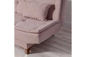 Defiglio 3-sits Bäddsoffa - Brun - Möbler - Soffa - Bäddsoffa
