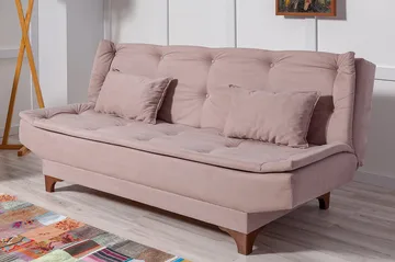 Defiglio 3-sits Bäddsoffa - Brun - Möbler - Soffa - Bäddsoffa
