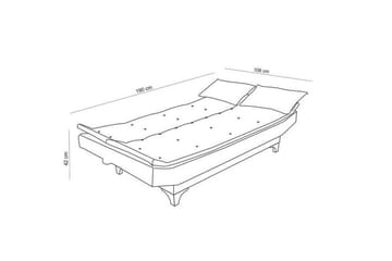 Defiglio 3-sits Bäddsoffa - Grön - Möbler - Soffa - Bäddsoffa