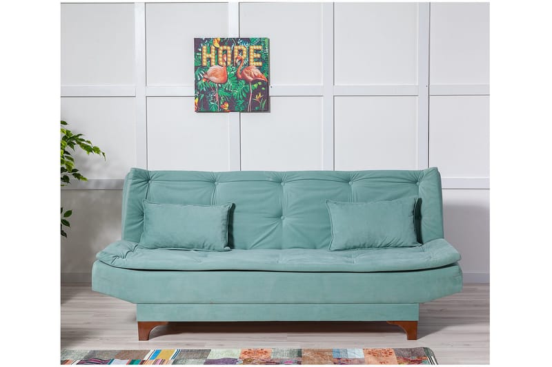 Defiglio 3-sits Bäddsoffa - Grön - Möbler - Soffa - Bäddsoffa