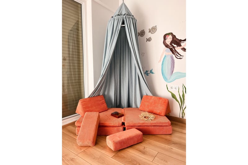 Deliones Bäddsoffa - Orange - Möbler - Soffa - Bäddsoffa