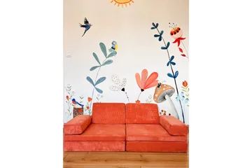 Deliones Bäddsoffa - Orange - Möbler - Soffa - Bäddsoffa