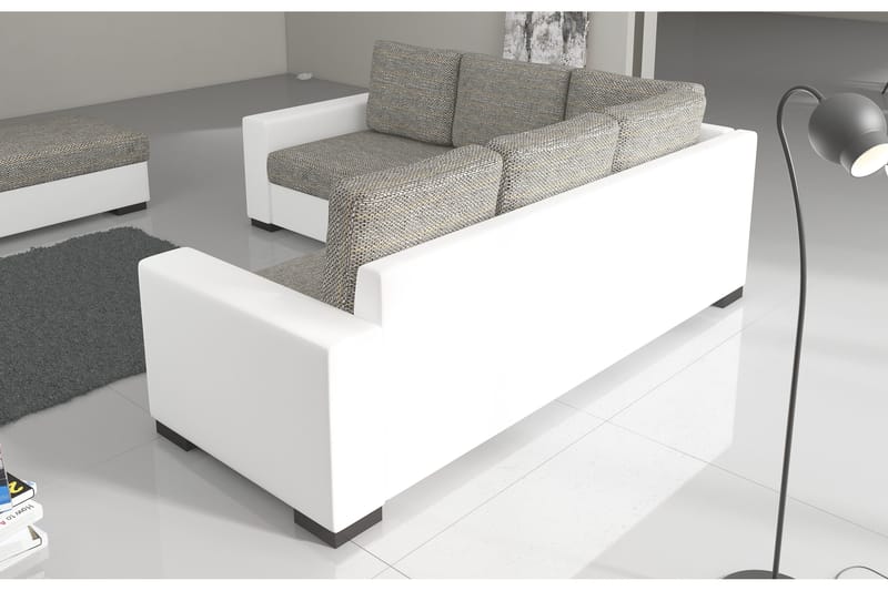 Deltan Hörnbäddsoffa - Grå/Svart - Möbler - Soffa - Bäddsoffa