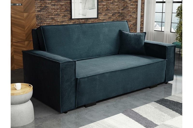 Denegal 2-sits Bäddsoffa NO_BRAND Dark blue - Möbler - Soffa - Bäddsoffa