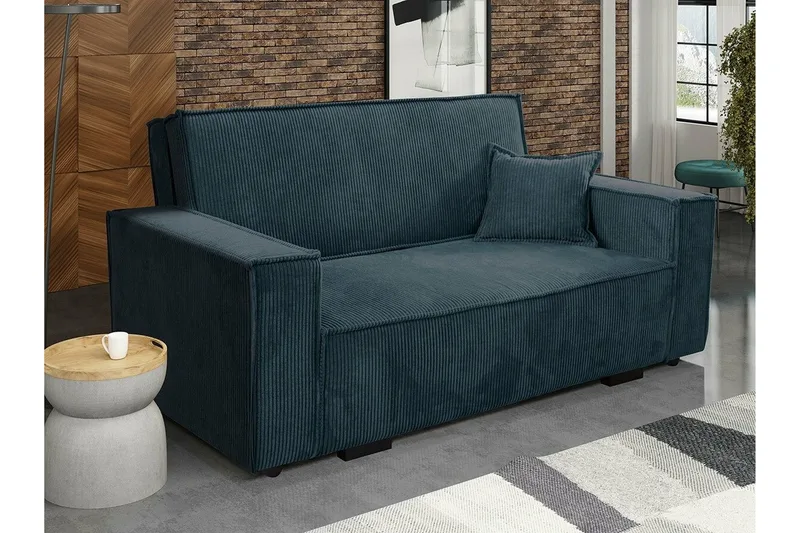 Denegal 2-sits Bäddsoffa NO_BRAND Dark blue - Möbler - Soffa - Bäddsoffa