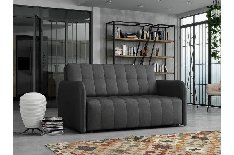 Denegal 2-sits Bäddsoffa NO_BRAND Dark grey - Möbler - Soffa - Bäddsoffa