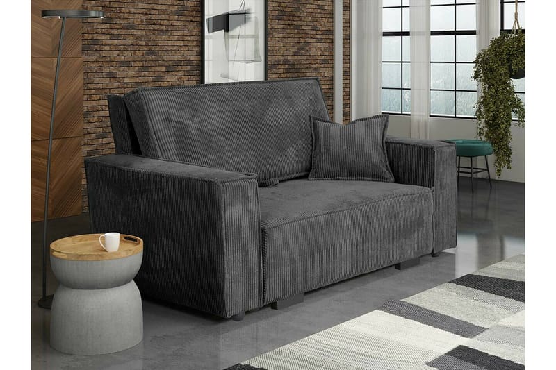 Denegal 2-sits Bäddsoffa NO_BRAND Dark grey - Möbler - Soffa - Bäddsoffa