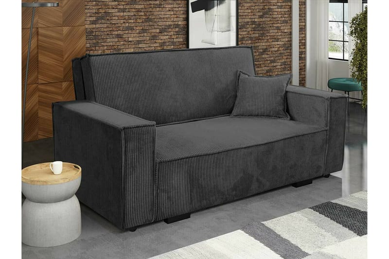 Denegal 2-sits Bäddsoffa NO_BRAND Dark grey - Möbler - Soffa - Bäddsoffa